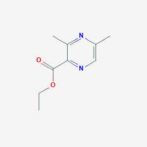 molecular formula C9H12N2O2 B11911147 Ethyl 3,5-dimethylpyrazine-2-carboxylate 