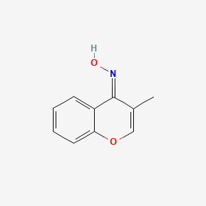 molecular formula C10H9NO2 B11911167 (NZ)-N-(3-methylchromen-4-ylidene)hydroxylamine 