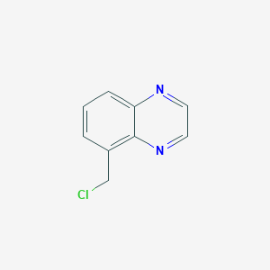 molecular formula C9H7ClN2 B11911410 5-(Chloromethyl)quinoxaline CAS No. 1025904-00-0