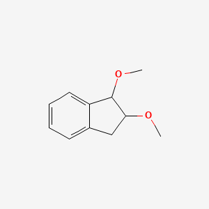 molecular formula C11H14O2 B11911450 1,2-Dimethoxy-2,3-dihydro-1h-indene CAS No. 19597-95-6