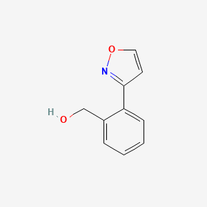 molecular formula C10H9NO2 B11911471 (2-(Isoxazol-3-yl)phenyl)methanol 