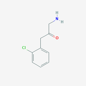 molecular formula C9H10ClNO B11911479 1-Amino-3-(2-chlorophenyl)propan-2-one 