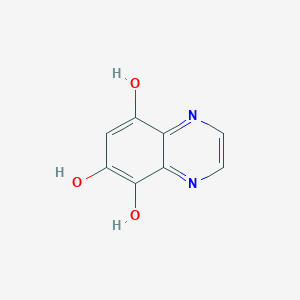 molecular formula C8H6N2O3 B11911524 Quinoxaline-5,6,8-triol CAS No. 95035-37-3