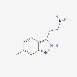 molecular formula C10H13N3 B11911537 2-(6-Methyl-1H-indazol-3-yl)ethanamine 
