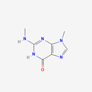 molecular formula C7H9N5O B11911595 9-Methyl-2-(Methylamino)-1h-Purin-6-One CAS No. 67349-31-9