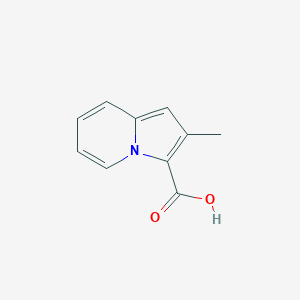 molecular formula C10H9NO2 B11911633 2-Methylindolizine-3-carboxylic acid 