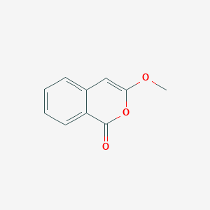 molecular formula C10H8O3 B11911670 3-Methoxy-1H-isochromen-1-one CAS No. 4090-69-1