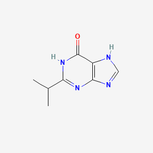 molecular formula C8H10N4O B11911679 2-Isopropyl-3H-purin-6(7H)-one 