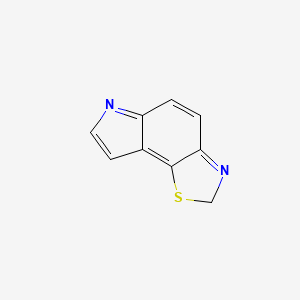 molecular formula C9H6N2S B11911689 2h-Pyrrolo[2,3-g]benzothiazole CAS No. 42852-43-7
