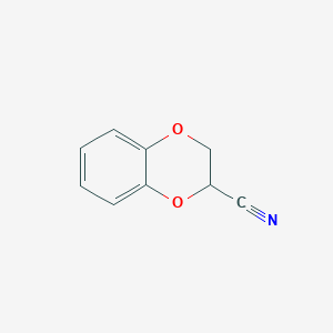 molecular formula C9H7NO2 B119117 2,3-Dihydro-1,4-benzodioxine-2-carbonitrile CAS No. 1008-92-0