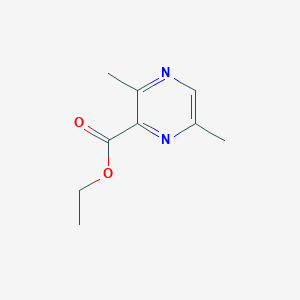 molecular formula C9H12N2O2 B11911762 Ethyl 3,6-dimethylpyrazine-2-carboxylate 