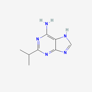 molecular formula C8H11N5 B11911794 2-Isopropyl-1H-purin-6-amine 