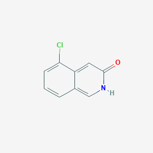 molecular formula C9H6ClNO B11911848 5-Chloroisoquinolin-3-ol 