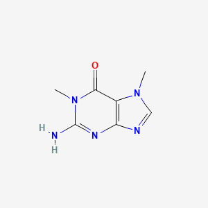 molecular formula C7H9N5O B11911894 1,7-Dimethylguanine CAS No. 26758-00-9