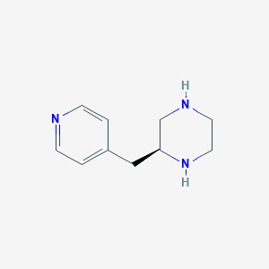 molecular formula C10H15N3 B11911955 (S)-2-(Pyridin-4-ylmethyl)piperazine CAS No. 1217442-44-8