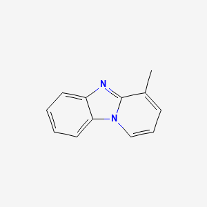 molecular formula C12H10N2 B11911971 4-Methylpyrido[1,2-a]benzimidazole CAS No. 23275-60-7