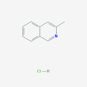molecular formula C10H10ClN B11912036 3-Methylisoquinoline hydrochloride 