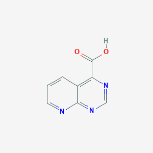 molecular formula C8H5N3O2 B11912037 Pyrido[2,3-d]pyrimidine-4-carboxylic acid 
