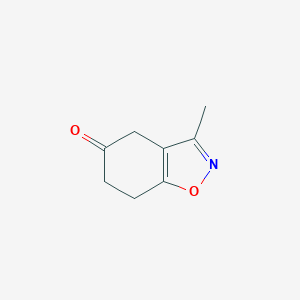 molecular formula C8H9NO2 B119121 3-Methyl-6,7-dihydrobenzo[d]isoxazol-5(4H)-one CAS No. 154928-96-8