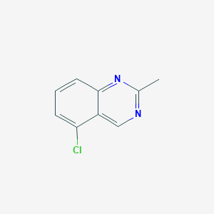 molecular formula C9H7ClN2 B11912165 5-Chloro-2-methylquinazoline 