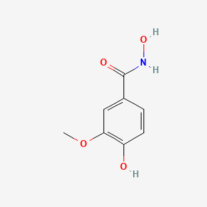molecular formula C8H9NO4 B11912176 N,4-Dihydroxy-3-methoxybenzamide CAS No. 144216-37-5