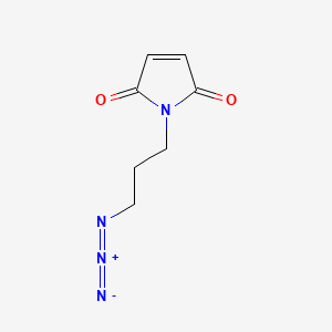 molecular formula C7H8N4O2 B11912182 1-(3-Azidopropyl)-1H-pyrrole-2,5-dione 