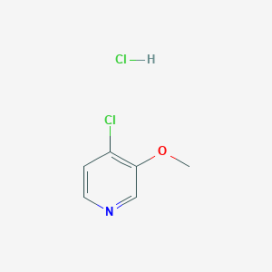 molecular formula C6H7Cl2NO B11912231 4-Chloro-3-methoxypyridine hydrochloride 
