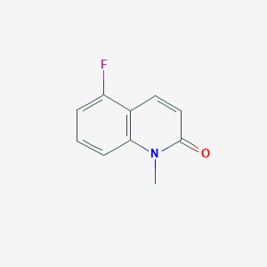 molecular formula C10H8FNO B11912283 5-Fluoro-1-methylquinolin-2(1H)-one 