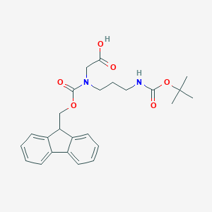 molecular formula C25H30N2O6 B119123 Fmoc-N-(3-Boc-aminopropyl)-Gly-OH CAS No. 143192-31-8