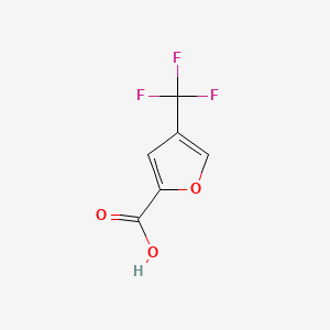 molecular formula C6H3F3O3 B11912336 4-(trifluoromethyl)furan-2-carboxylic Acid 