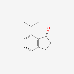 molecular formula C12H14O B11912352 7-Isopropyl-2,3-dihydro-1H-inden-1-one 