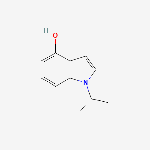 molecular formula C11H13NO B11912363 1-Isopropyl-1h-indol-4-ol 