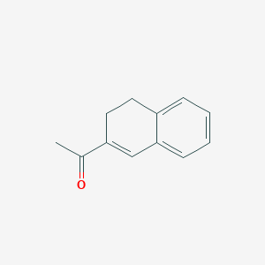 molecular formula C12H12O B11912453 1-(3,4-Dihydronaphthalen-2-yl)ethan-1-one CAS No. 76181-34-5