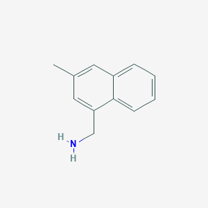 molecular formula C12H13N B11912467 1-(Aminomethyl)-3-methylnaphthalene 