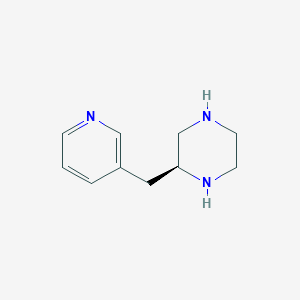molecular formula C10H15N3 B11912482 (S)-2-(Pyridin-3-ylmethyl)piperazine CAS No. 1217457-32-3