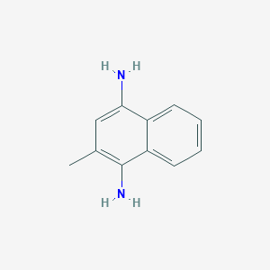 molecular formula C11H12N2 B11912521 2-Methylnaphthalene-1,4-diamine CAS No. 83-68-1