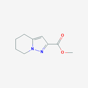 molecular formula C9H12N2O2 B11912562 Methyl 4,5,6,7-tetrahydropyrazolo[1,5-a]pyridine-2-carboxylate 
