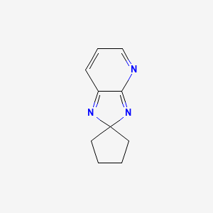 molecular formula C10H11N3 B11912563 Spiro[cyclopentane-1,2'-imidazo[4,5-b]pyridine] CAS No. 885481-93-6