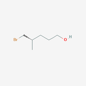 molecular formula C6H13BrO B11912575 (S)-5-Bromo-4-methylpentan-1-ol 