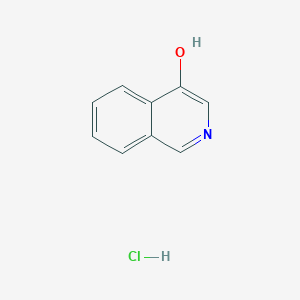 molecular formula C9H8ClNO B11912586 Isoquinolin-4-ol hydrochloride CAS No. 15365-53-4