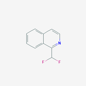 molecular formula C10H7F2N B11912587 1-(Difluoromethyl)isoquinoline 