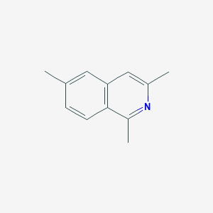 molecular formula C12H13N B11912588 1,3,6-Trimethylisoquinoline CAS No. 73480-85-0