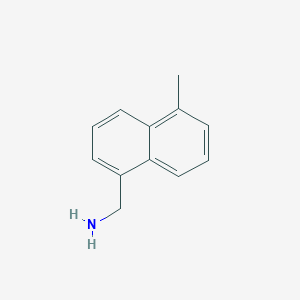 molecular formula C12H13N B11912593 1-(Aminomethyl)-5-methylnaphthalene 