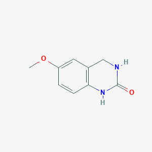molecular formula C9H10N2O2 B11912639 6-Methoxy-3,4-dihydroquinazolin-2(1H)-one 