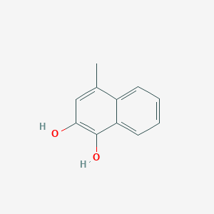 molecular formula C11H10O2 B11912673 4-Methylnaphthalene-1,2-diol CAS No. 67535-21-1