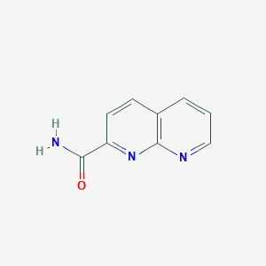 molecular formula C9H7N3O B11912762 1,8-Naphthyridine-2-carboxamide CAS No. 289677-07-2