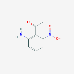 molecular formula C8H8N2O3 B11912808 1-(2-Amino-6-nitrophenyl)ethanone CAS No. 56515-63-0