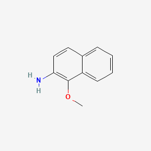 molecular formula C11H11NO B11912889 1-Methoxy-2-naphthylamine CAS No. 3178-03-8