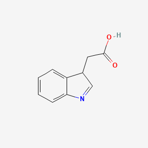 molecular formula C10H9NO2 B11912896 2-(3H-indol-3-yl)acetic acid CAS No. 81326-17-2