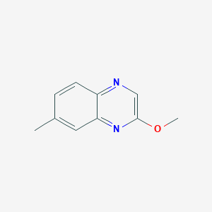 molecular formula C10H10N2O B11912953 2-Methoxy-7-methylquinoxaline 